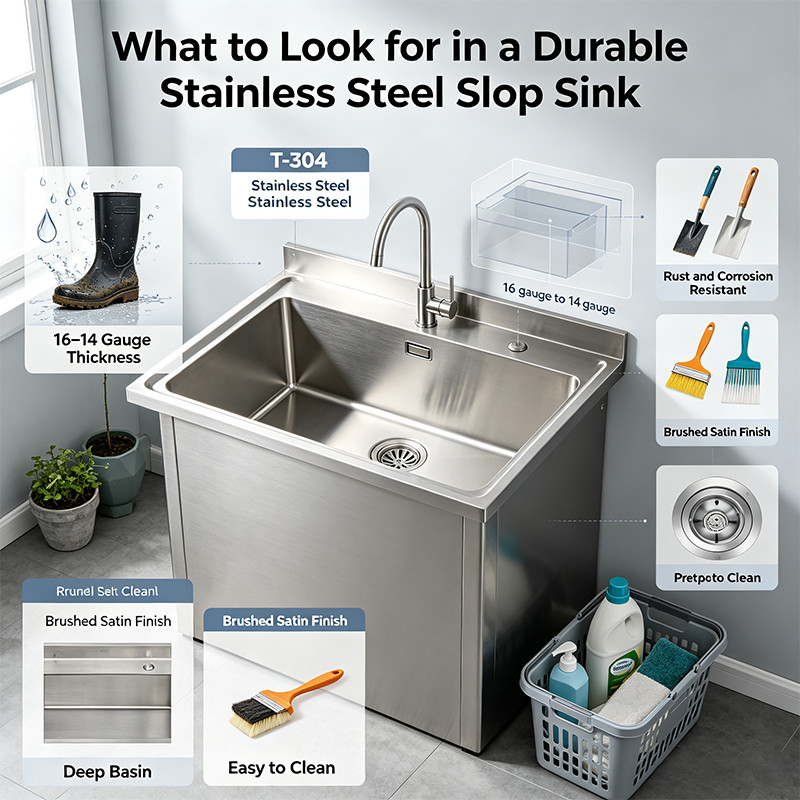 What to Look for in a Durable Stainless Steel Slop Sink