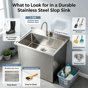 What to Look for in a Durable Stainless Steel Slop Sink