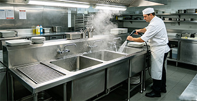 Restaurant Warewashing Sinks