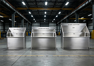 Modern industrial factory floor
