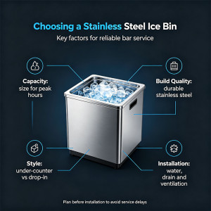Ultimate Guide: Choosing a Stainless Steel Ice Bin for Your Bar Setup