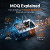 Explicación del MOQ: Cómo obtener pedidos de fregaderos personalizados con un mínimo bajo directamente de las fábricas.