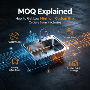 MOQ Explained: How to Get Low-Minimum Custom Sink Orders from Factories