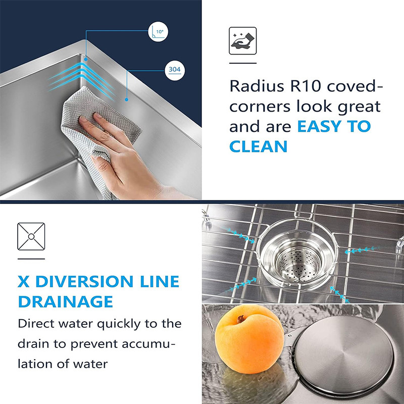 stainless steel kitchen sinks