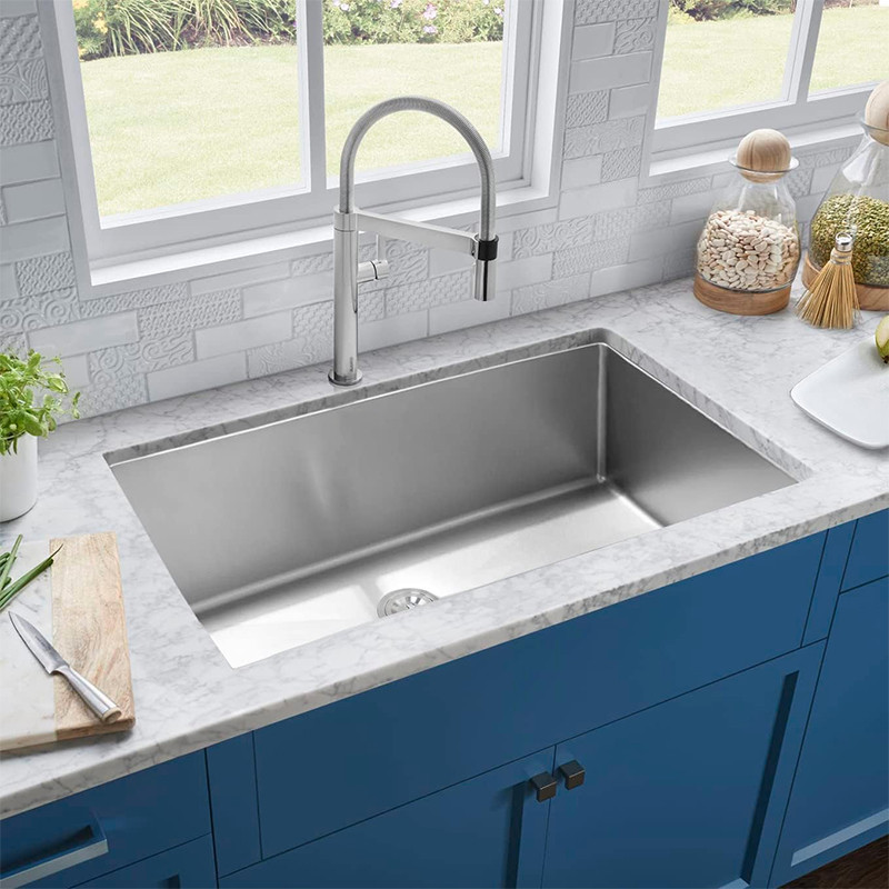 stainless steel undermount kitchen sink