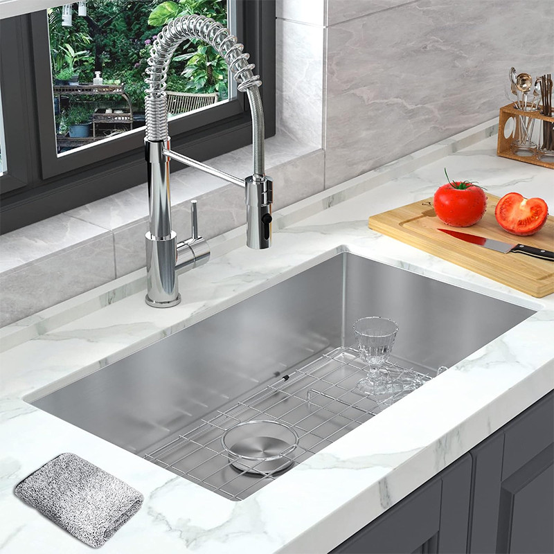 stainless steel undermount kitchen sink singl bowl