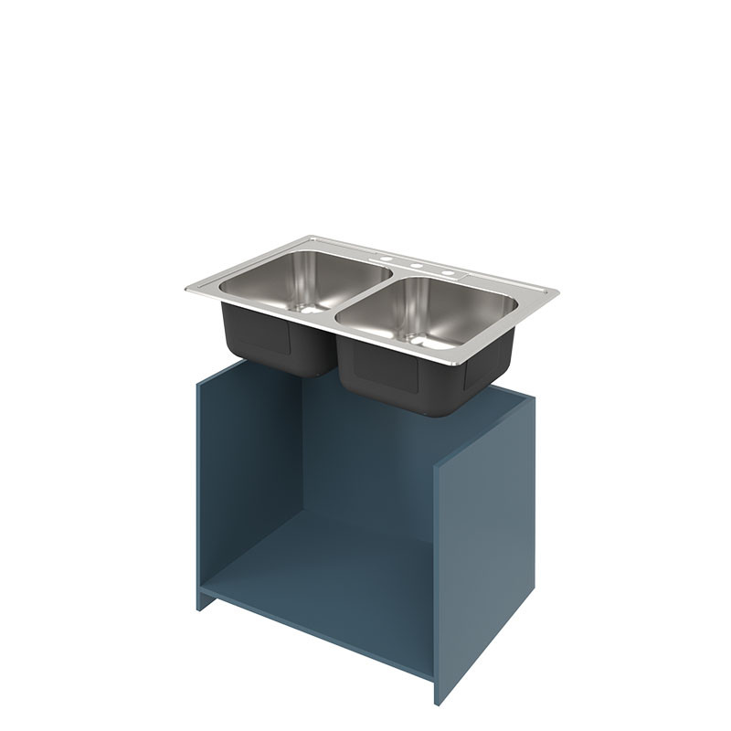 stainless steel top mount sinks