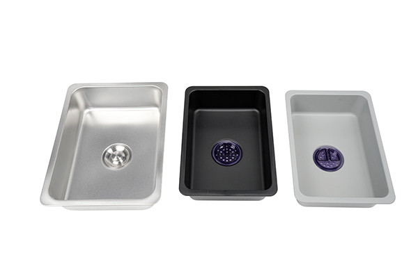 stainless steel single sink with drainboard