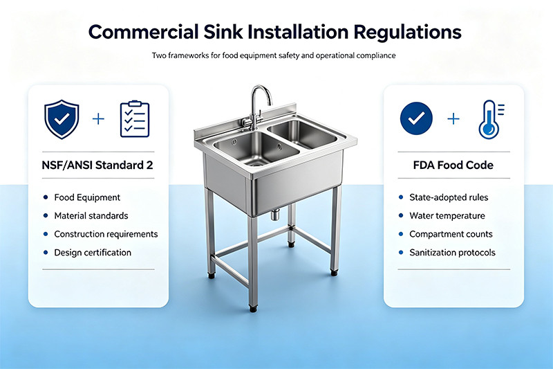 Close-up of stainless steel commercial sink bowl with coved corners