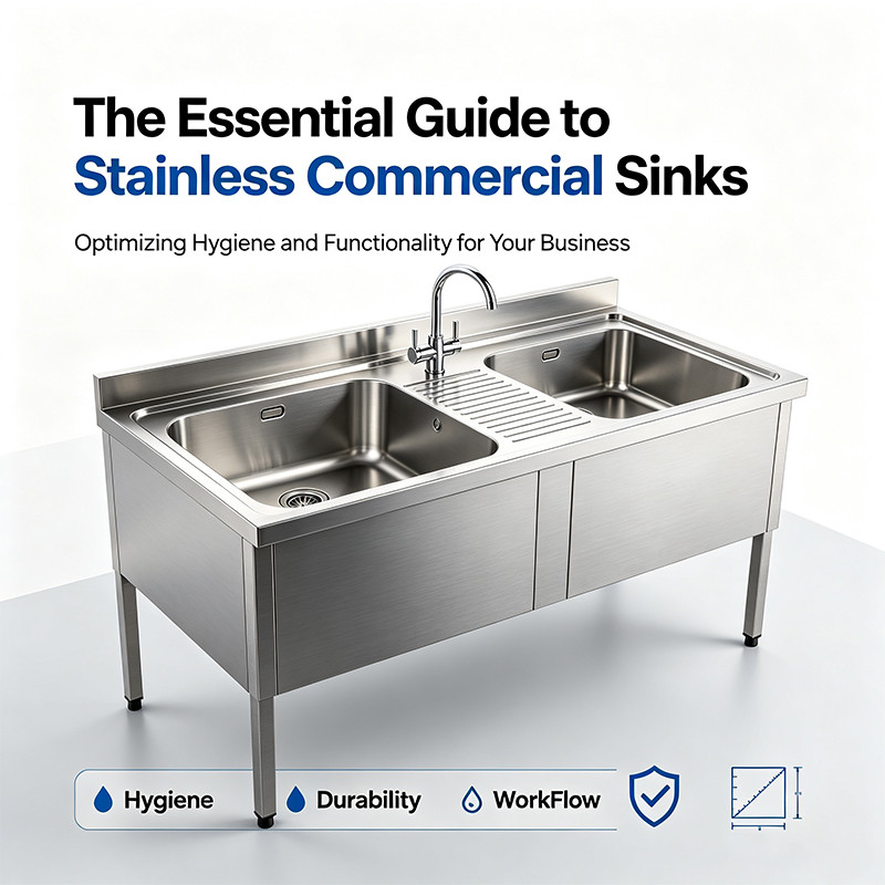 The Essential Guide to Stainless Commercial Sinks: Optimizing Hygiene and Functionality for Your Business