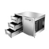 Outdoor Kitchen Trash Drawer Combo – 304 Stainless Steel BBQ Access & Waste Drawer Cabinet for Grill Islands