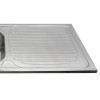 Stainless Steel Single Sink with Drainboard | Top Mount Deep Drawn Kitchen Sink