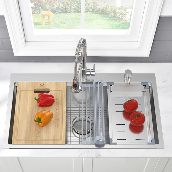 Single bowl kitchen sink