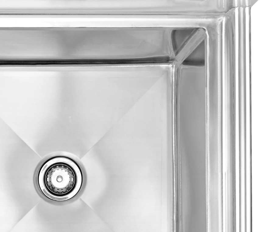 stainless steel laundry room sink