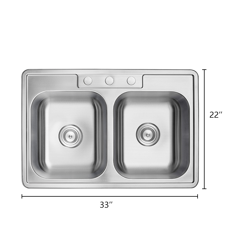 stainless kitchen sinks top mount