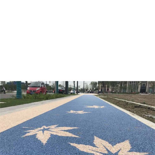 أرضيات حجرية مُغطاة بالراتنج | حل رصف زخرفي نفاذ وصديق للبيئة