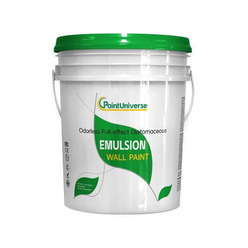 طلاء جدران داخلي 3 في 1 من طين الدياتوم الخالي من الروائح - طلاء لاتكس صديق للبيئة ومضاد للبكتيريا والعفن وقابل للغسل
