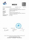 Runway surface adhesive MSDS testing report