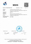 Runway PU MSDS testing report