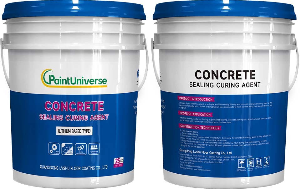 Lithium-based concrete sealer