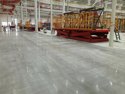 Diamond Aggregate Hardened Floor System