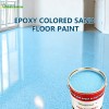 Epoxy Colored Sand Floor Paint Durable Slip-Resistant Decorative Coating for Industrial & Commercial Use