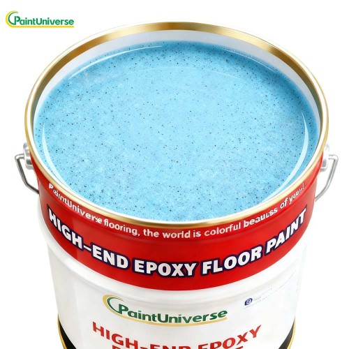 Epoxy Colored Sand Floor Paint Durable Slip-Resistant Decorative Coating for Industrial & Commercial Use