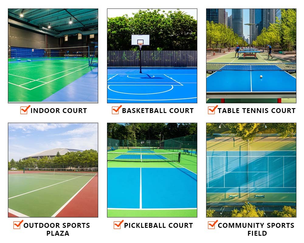Pickleball court