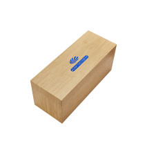 Wood Grain Design Hinged Lid Whisky Gift Box  | with Auto-play LED Screen Display