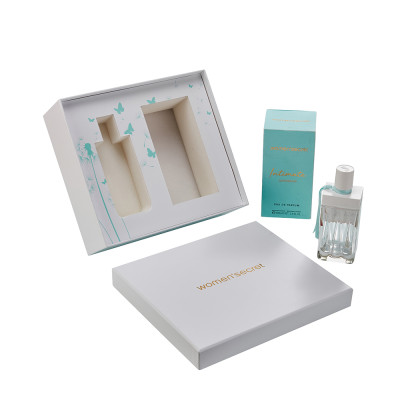 Custom Rigid Luxury Scent Box Use for Perfume Bottle  | Gold Foil Stamping Logo