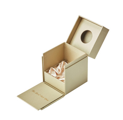 Perfume Packaging Boxes with Magnetic Lid  | Pearl Texture Paper Material