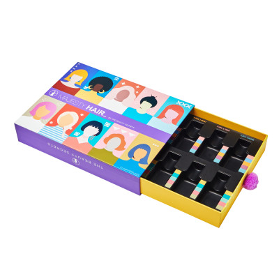 Hair Essential Oil Gift Box Packaging Custom | Sliding Drawer Box Structure