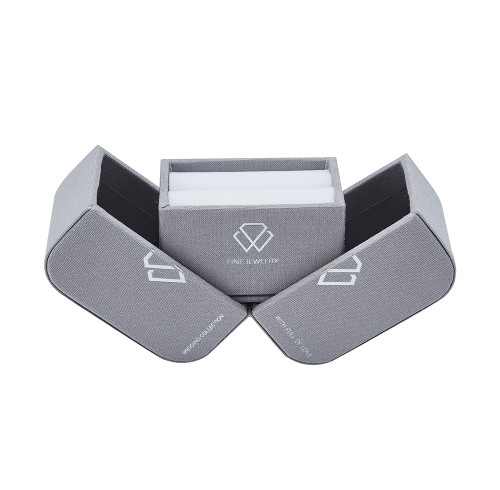 Luxury Wedding Ring Box Jewelry Gift Box  | Double Doors Open Box Structure