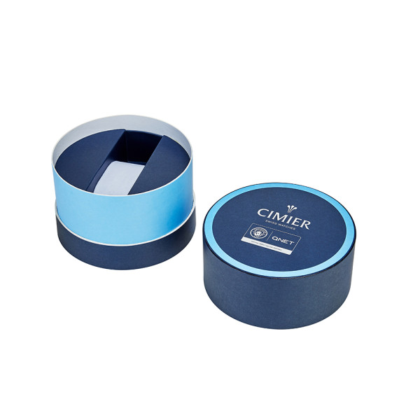 Custom Round Shaped Personalized Watch Box | Eco-friendly Paper Tube Material