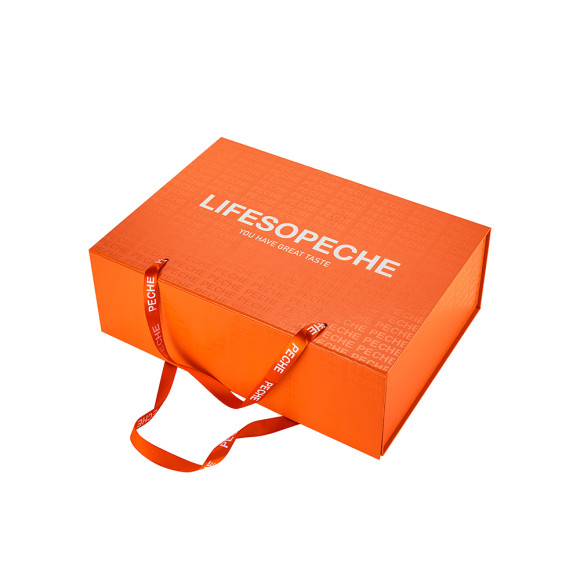 Luxuriöse, individuell gestaltbare, faltbare Geschenkboxen für Kleidung | Vollständige UV-beschichtete Logobehandlung
