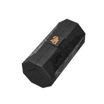 Custom Classic Tequila Gift Box with Hot Foil Stamping Logo | Octagonal Double Doors Open Structure