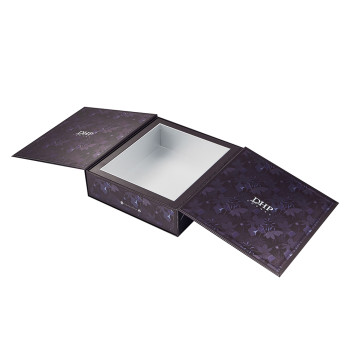 Custom Exquisite Brandy XO Cognac Gift Box  | Double Doors Open Magnetic Box