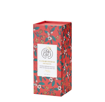 Hair Essential Oil Gift Box Packaging | Double Doors Open Structure with Magnetic Closure