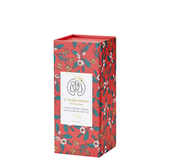 Geschenkbox-Verpackung für ätherische Haaröle | Doppeltüren mit offener Struktur und Magnetverschluss