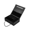 Benutzerdefinierte Sonnenbrillenbox Mattschwarzer Druck | Starres Kartonmaterial mit Nylonseilgriff