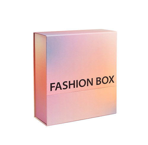 Schuhkartons mit Farbverlaufsdesign individuell gestalten | Doppeltüren öffnen magnetische Boxstruktur