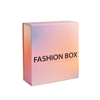 Customize Shoe Boxes Printing Gradient Design | Double Doors Open Magnetic Box Structure