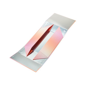 Customize Shoe Boxes Printing Gradient Design | Double Doors Open Magnetic Box Structure