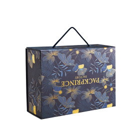 Luxury Custom Shoe Boxes with Rope Handle | Eco-friendly Texture Paper Material