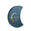 Moon Shaped Chocolate Box Use Rigid Cardboard | With High-quality Gold Foil Stamping Design