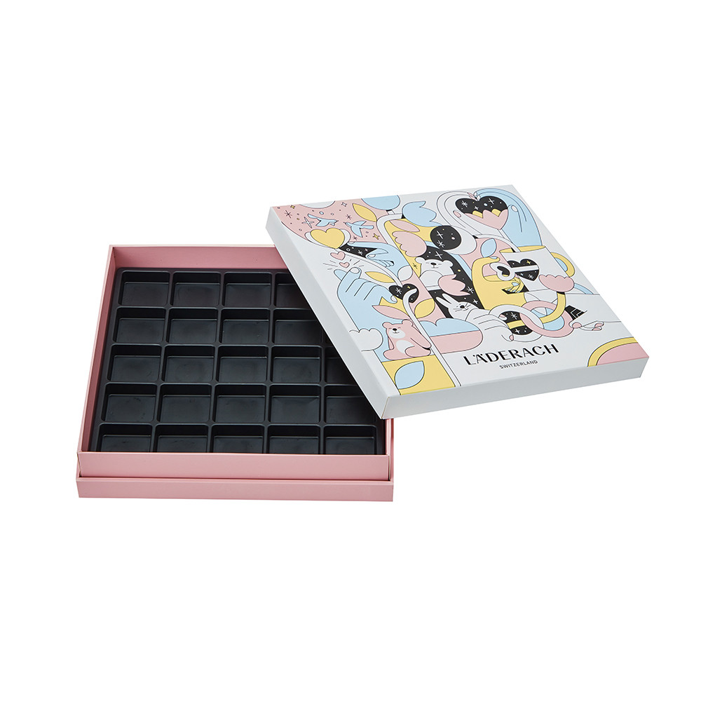 chocolate box with plastic tray insert