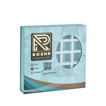 Custom Chocolate Box Magnetic Closure Lid | 25pcs Chocolate Truffles Gift Box with Paper Bag Gift Set