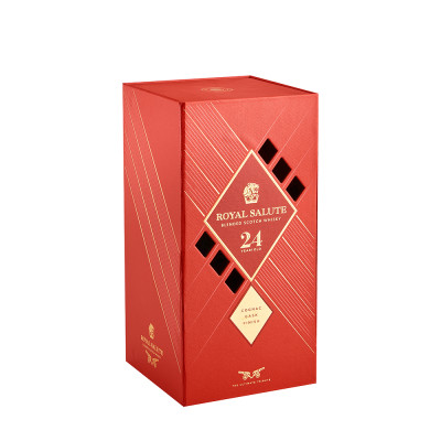 Penfolds Whiskey Bottle Gift Box | Magnetic Closure Rigid Cardboard Packaging | Gold Foil Embossed Logo