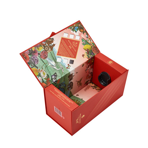 Penfolds Whiskey Bottle Gift Box | Magnetic Closure Rigid Cardboard Packaging | Gold Foil Embossed Logo