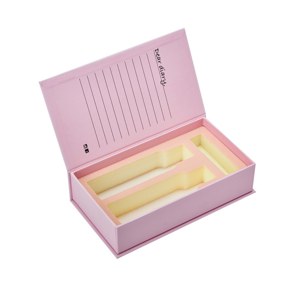 Custom Luxury Boxes CMYK Printing Design | Book Shaped Magnetic Box Use for Skin Care Product | China Packaging Box Manufacturers